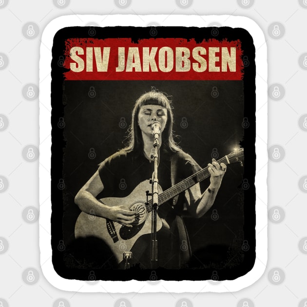 Siv Jakobsen - NEW RETRO STYLE Sticker by FREEDOM FIGHTER PROD